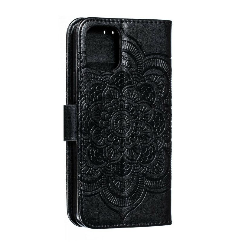 Kožené Puzdro iPhone 11 Pro Plná Mandala