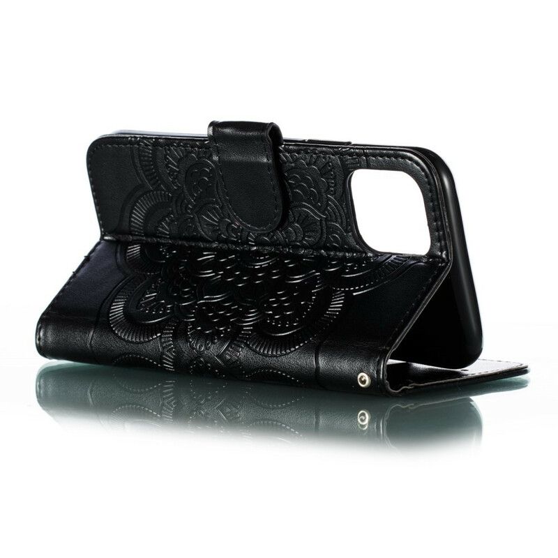 Kožené Puzdro iPhone 11 Pro Plná Mandala