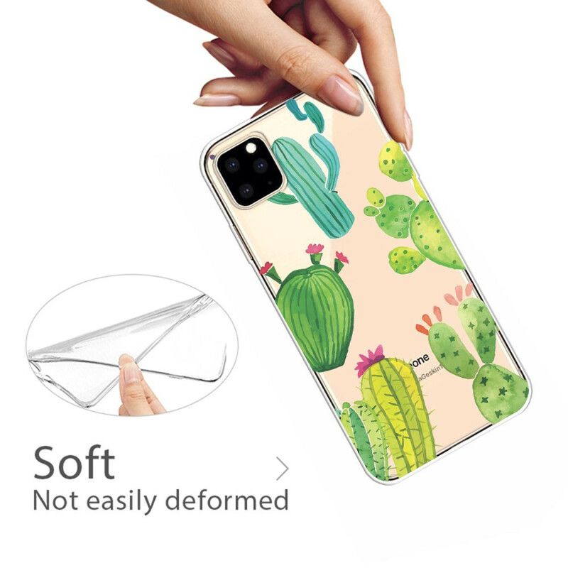 Kryt iPhone 11 Pro Akvarelové Kaktusy