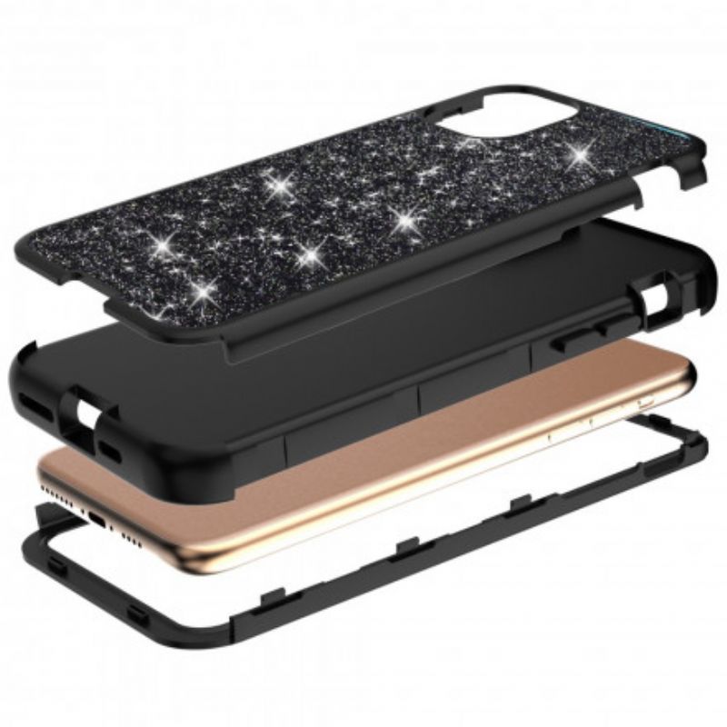 Kryt iPhone 11 Pro Glitter Hybrid