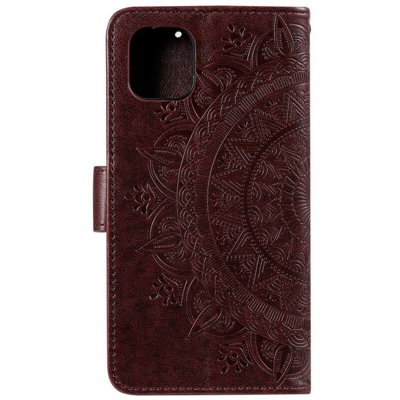 Peňaženkový Kryt iPhone 11 Pro Slnečná Mandala