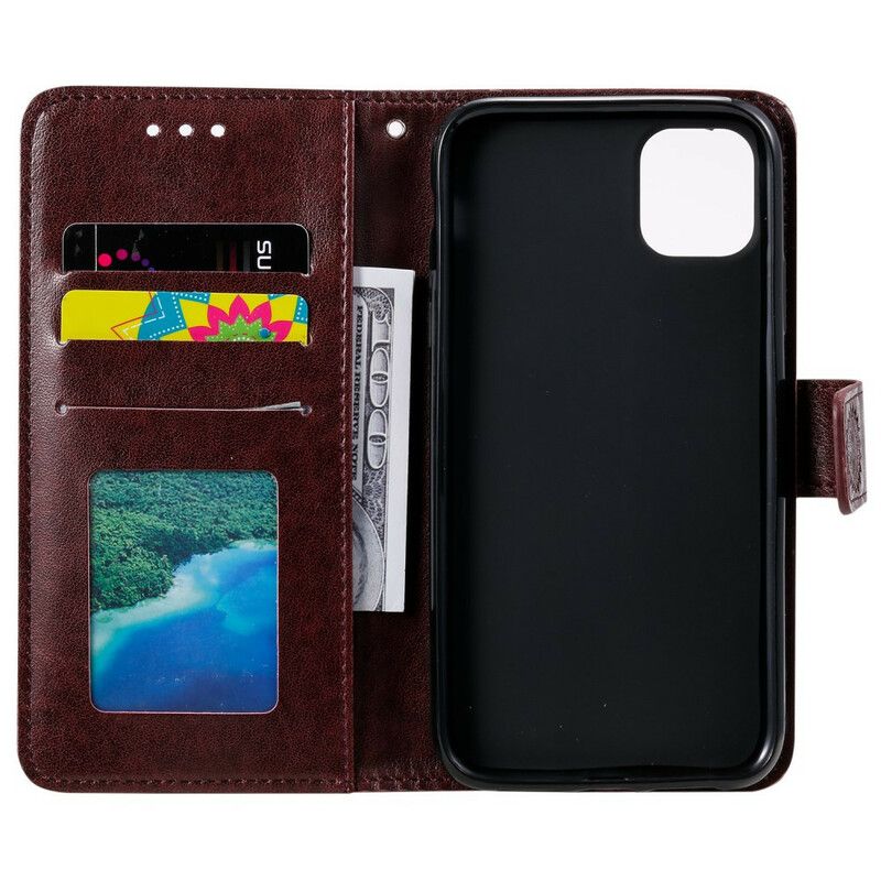 Peňaženkový Kryt iPhone 11 Pro Slnečná Mandala