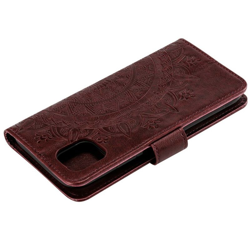 Peňaženkový Kryt iPhone 11 Pro Slnečná Mandala