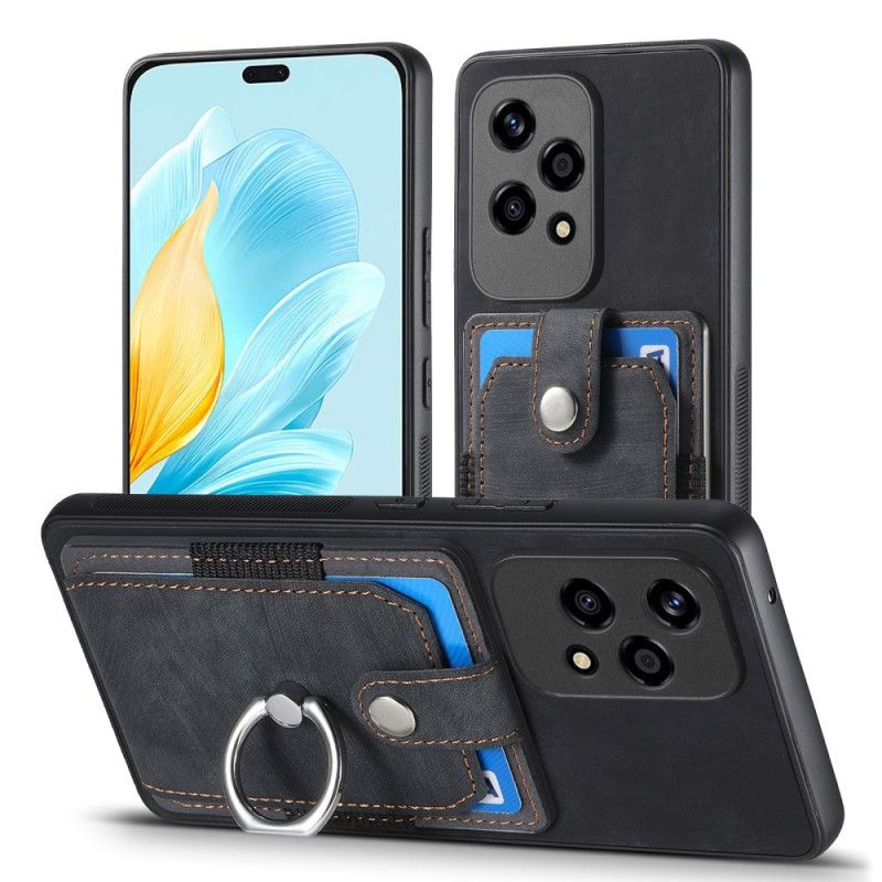Kryt Honor 200 Lite Kryt Na Mobil Retro S Držiakom Karty A Držiakom Prsteňa