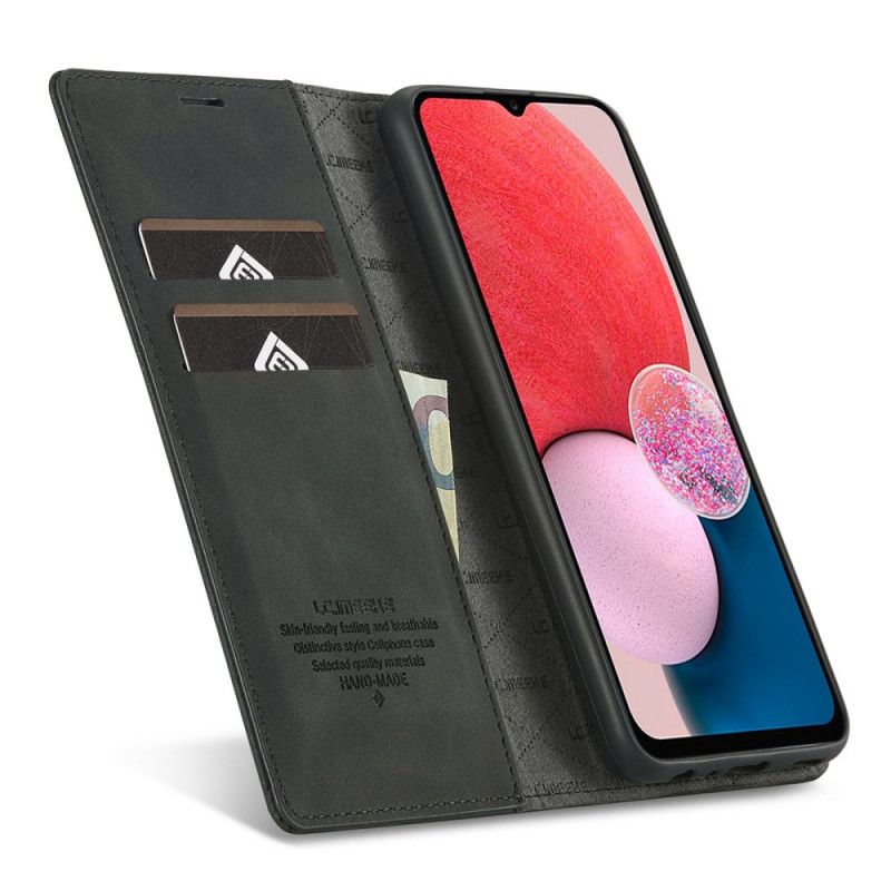 Flipové Puzdro Samsung Galaxy A13 Kožené Puzdro Kožený Efekt Lc.imeeke