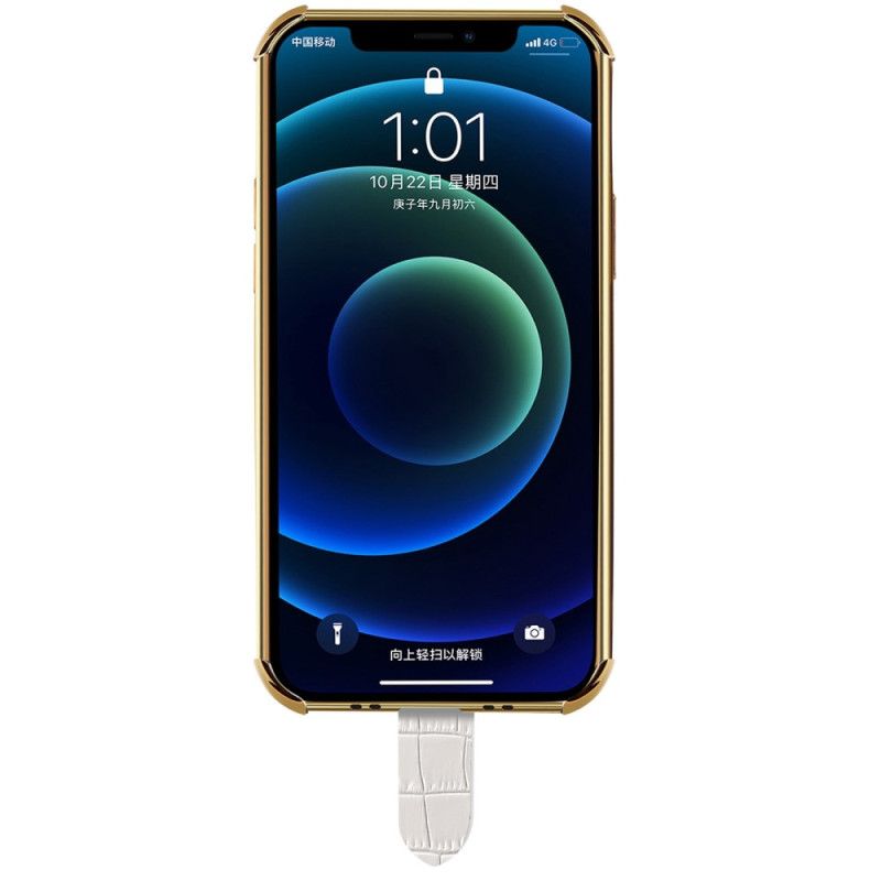 Kryt Samsung Galaxy A13 Krokodílový Štýl S Podporným Popruhom