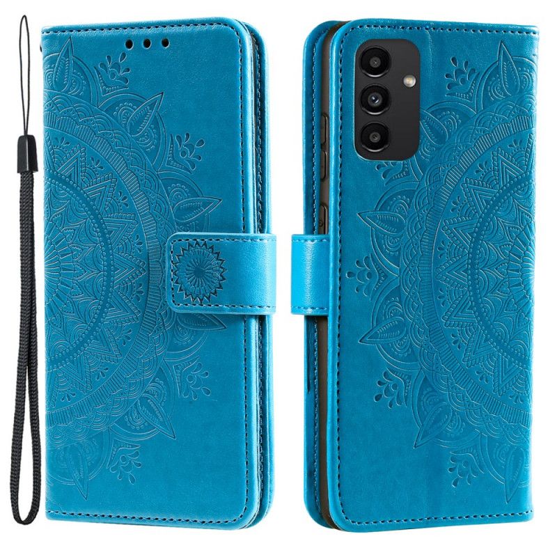 Peňaženkový Kryt Samsung Galaxy A13 Slnečná Mandala