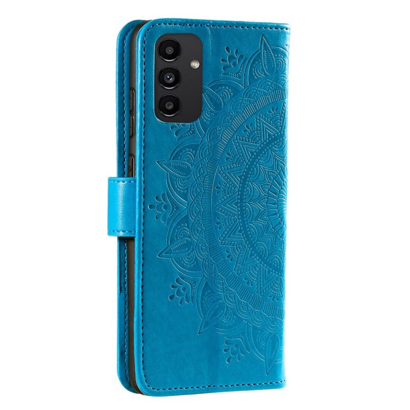 Peňaženkový Kryt Samsung Galaxy A13 Slnečná Mandala