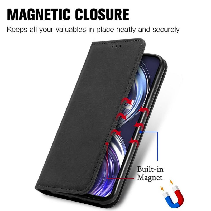 Flipové Puzdro Realme 8i Kožené Puzdro Dizajn Na Dotyk Pokožky