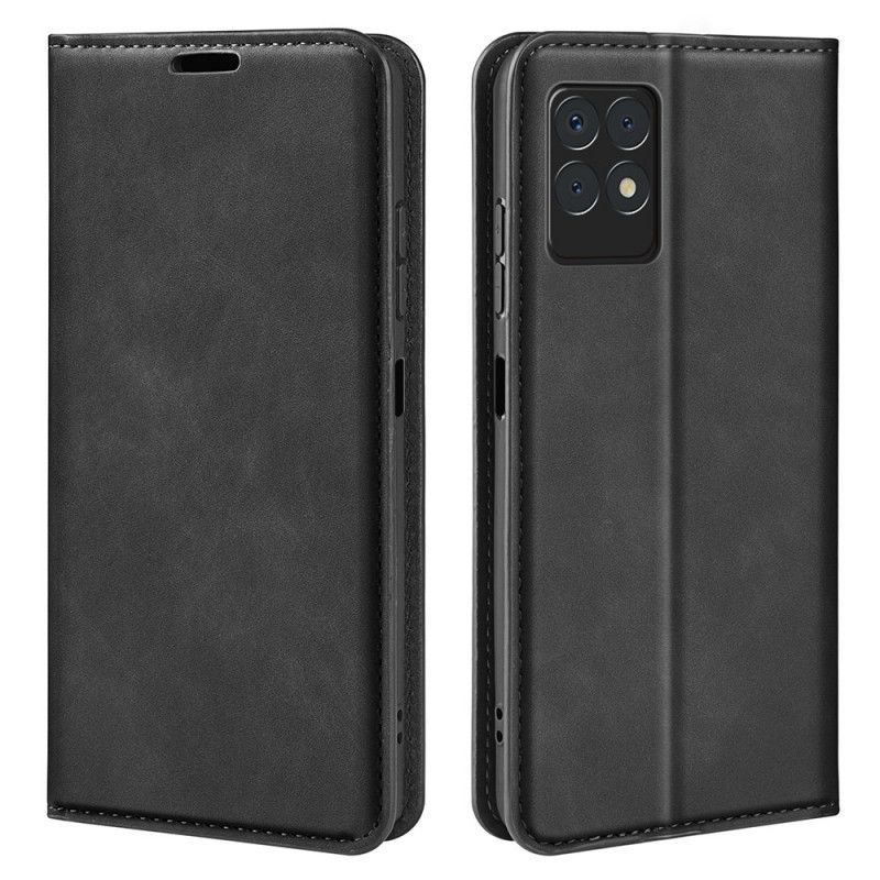 Flipové Puzdro Realme 8i Kožené Puzdro Jemnosť Pokožky Na Dotyk