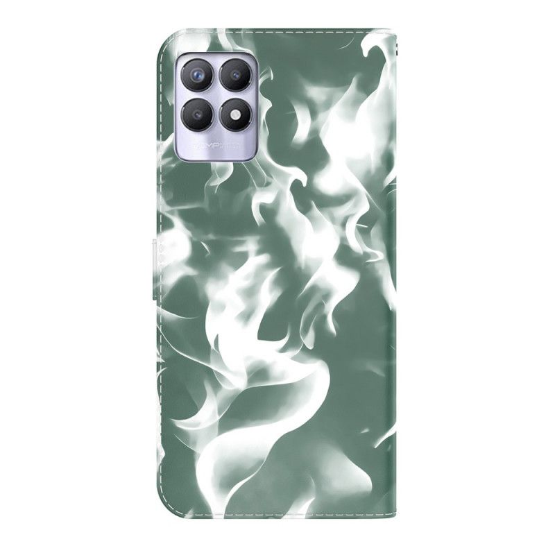 Kožené Puzdro Realme 8i Abstraktný Vzor