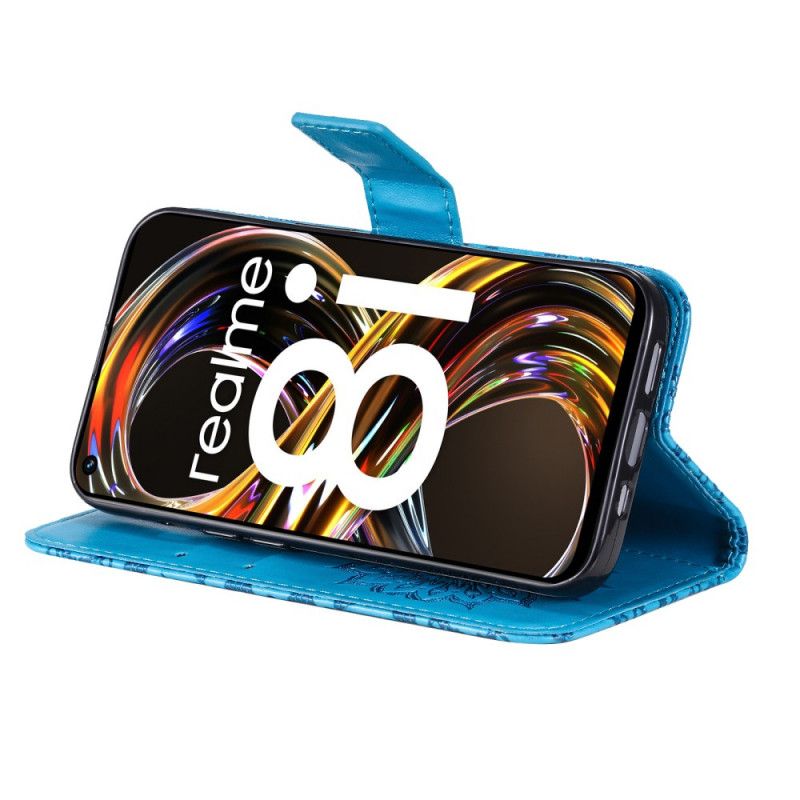 Kožené Puzdro Realme 8i Slnečný Kvet