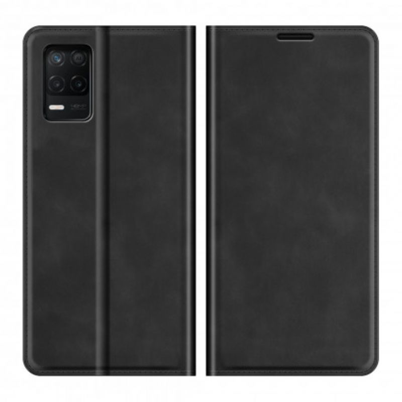 Flipové Puzdro Realme 8 5G Kožené Puzdro Dotyk Pokožky