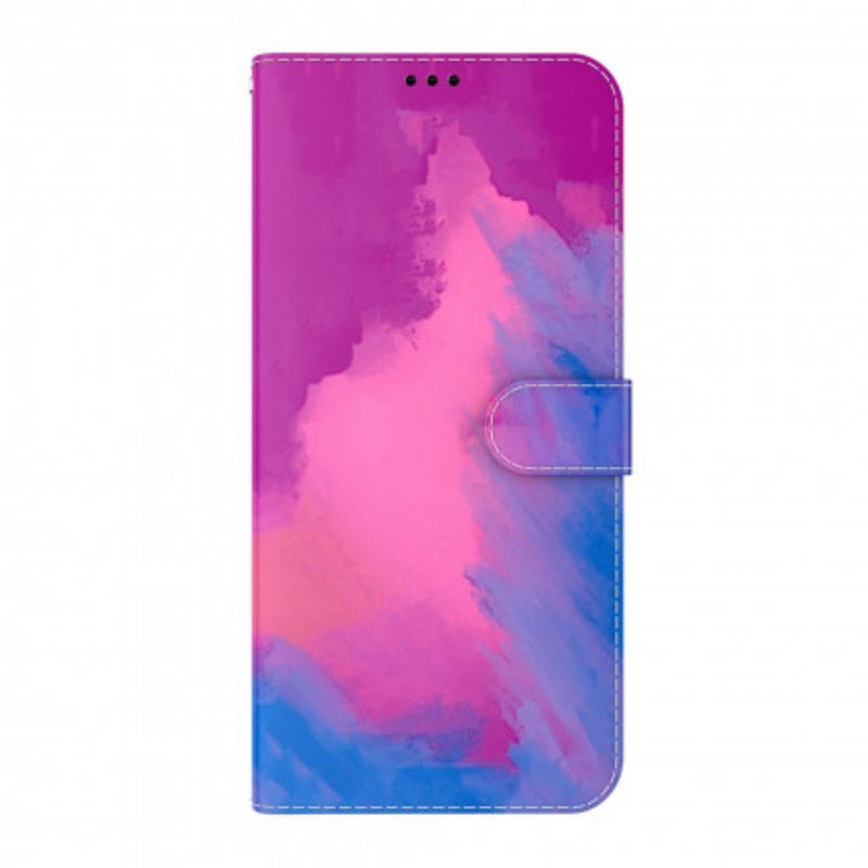Kožené Puzdro Realme 8 5G Akvarel