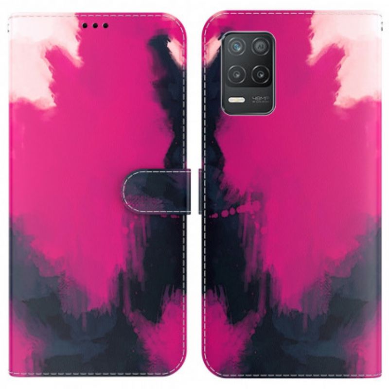 Kožené Puzdro Realme 8 5G Akvarel