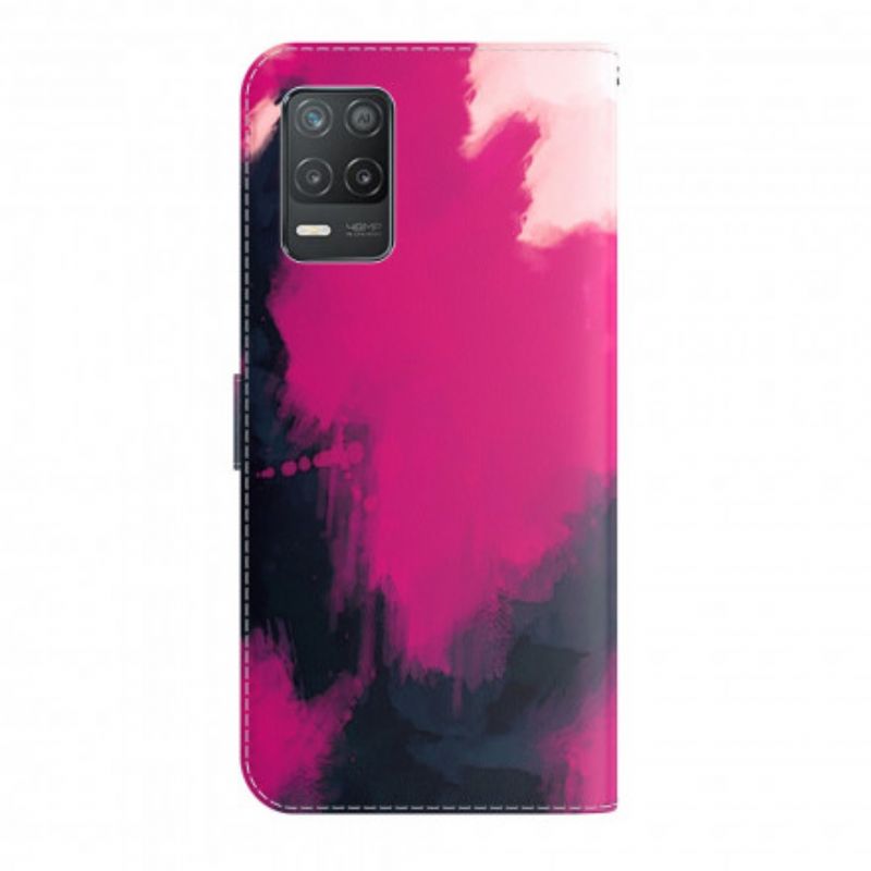 Kožené Puzdro Realme 8 5G Akvarel