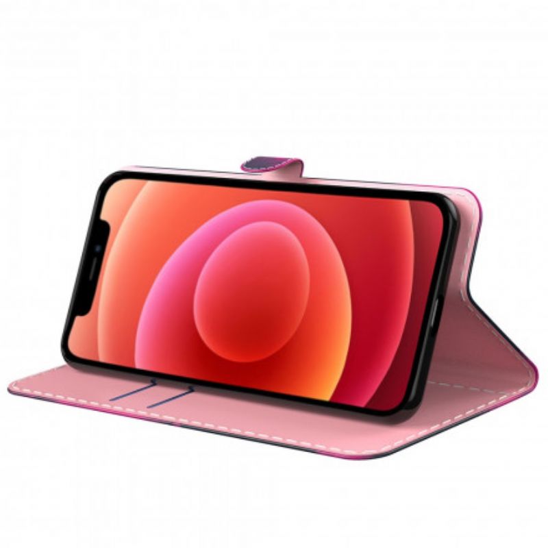 Kožené Puzdro Realme 8 5G Akvarel