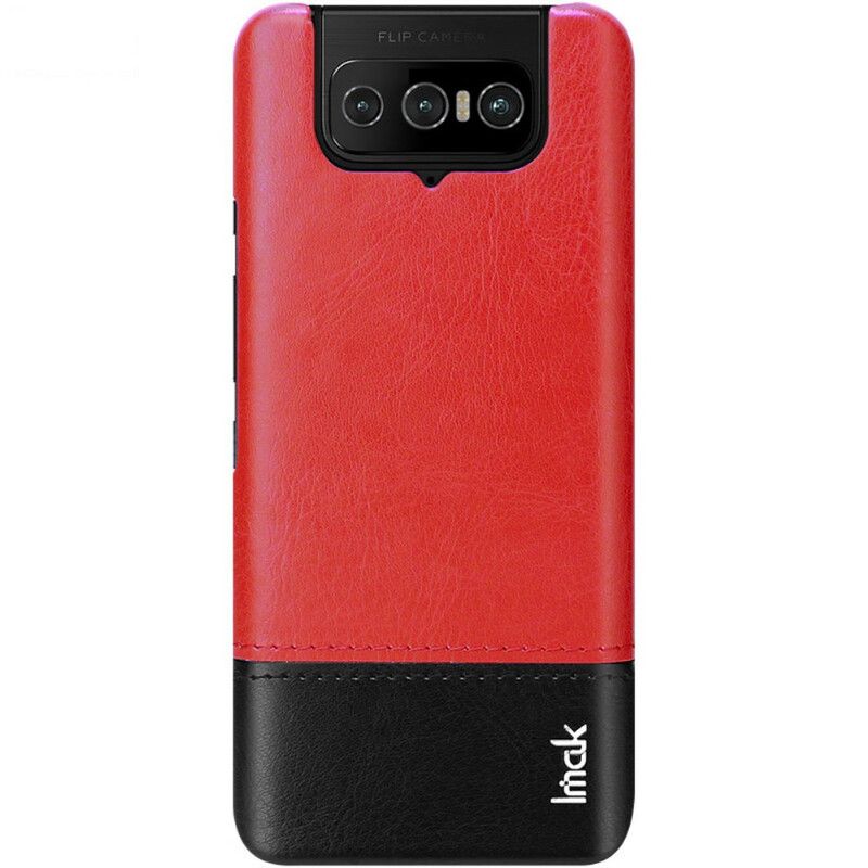 Kryt Asus Zenfone 7 / 7 Pro Kožený Efekt Série Imak Ruiyi