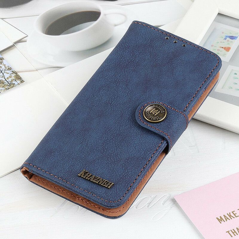 Peňaženkový Kryt Asus Zenfone 7 / 7 Pro Imitácia Kože Khazneh