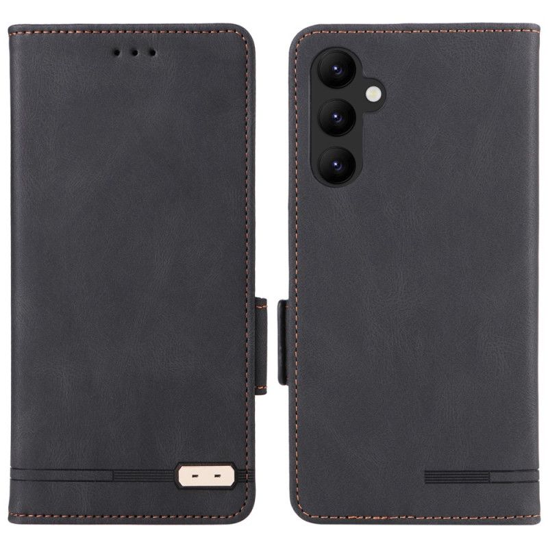Flipové Puzdro Samsung Galaxy A34 5G Kožené Puzdro Vintage Dizajn