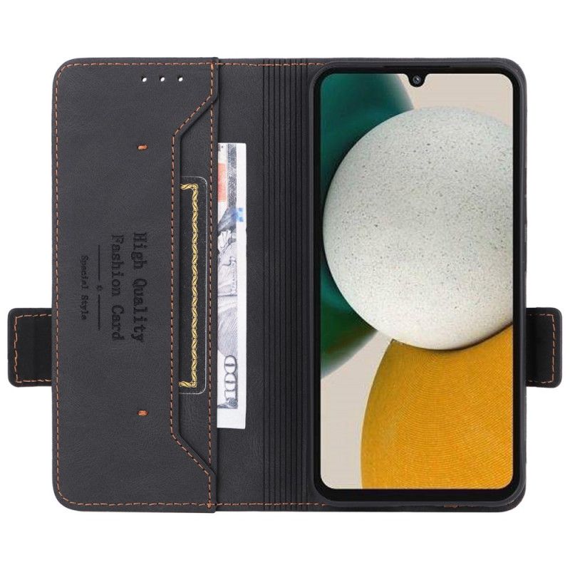 Flipové Puzdro Samsung Galaxy A34 5G Kožené Puzdro Vintage Dizajn