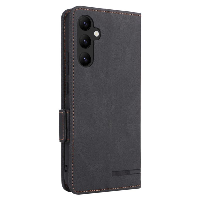 Flipové Puzdro Samsung Galaxy A34 5G Kožené Puzdro Vintage Dizajn