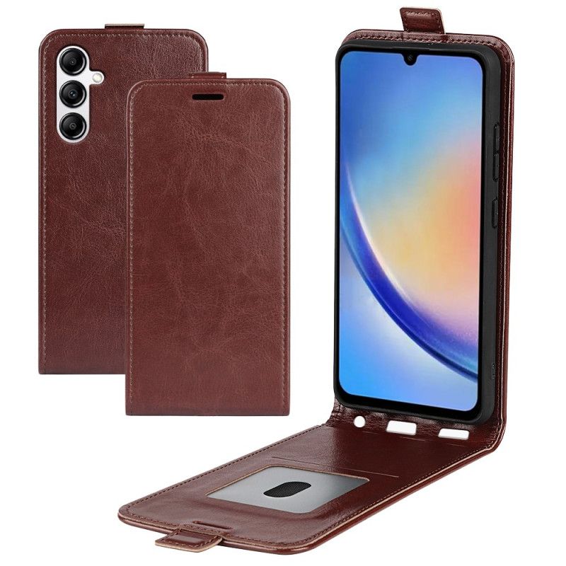 Kožené Puzdro Samsung Galaxy A34 5G Flipové Puzdro Vertikálna Klapka