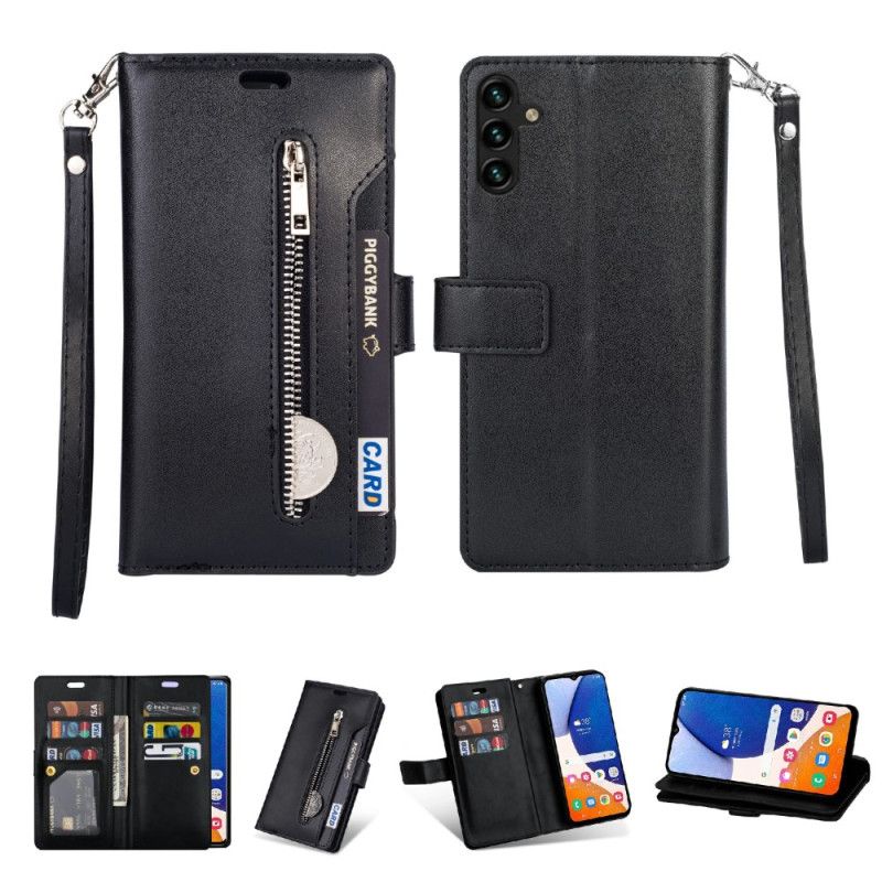 Kožené Puzdro Samsung Galaxy A34 5G Kabelka Na Mince