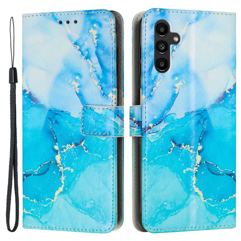 Kožené Puzdro Samsung Galaxy A34 5G Strip Mramor