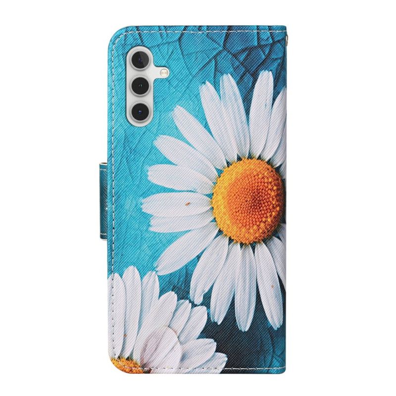 Kožené Puzdro Samsung Galaxy A34 5G Tangá Sedmokrásky