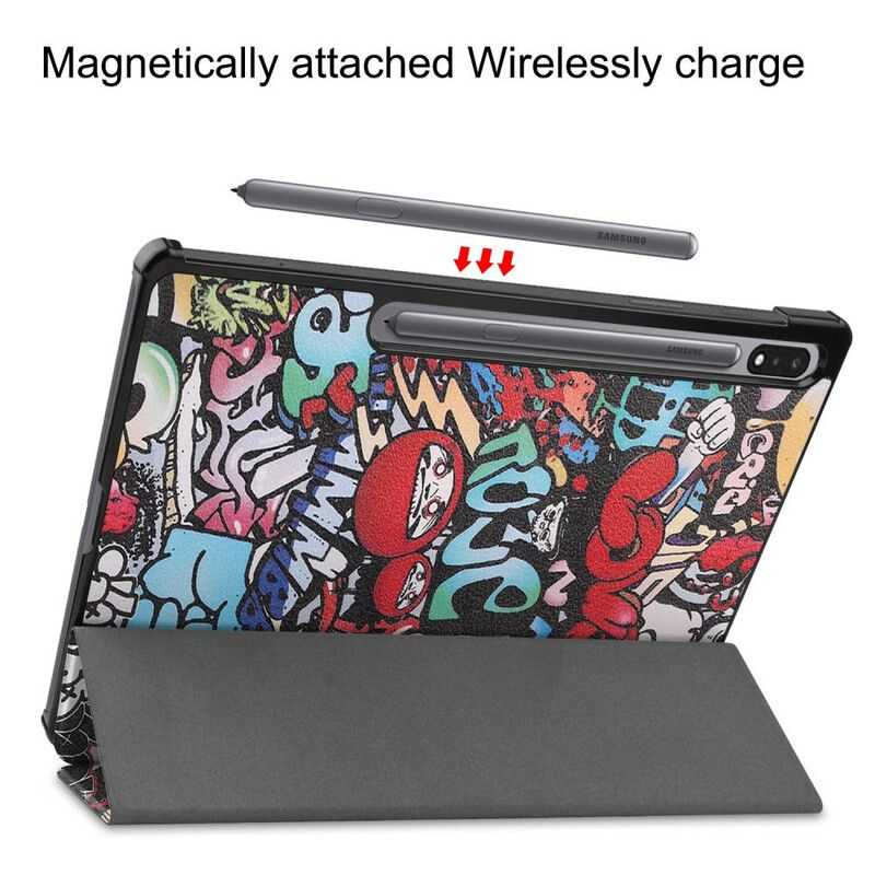 Kryt Samsung Galaxy Tab S8 Plus / Tab S7 Plus Vylepšené Graffiti