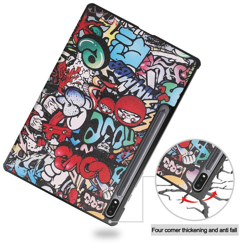 Kryt Samsung Galaxy Tab S8 Plus / Tab S7 Plus Vylepšené Graffiti