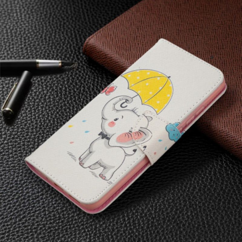 Kožené Puzdro Xiaomi Redmi 9C Sloníča