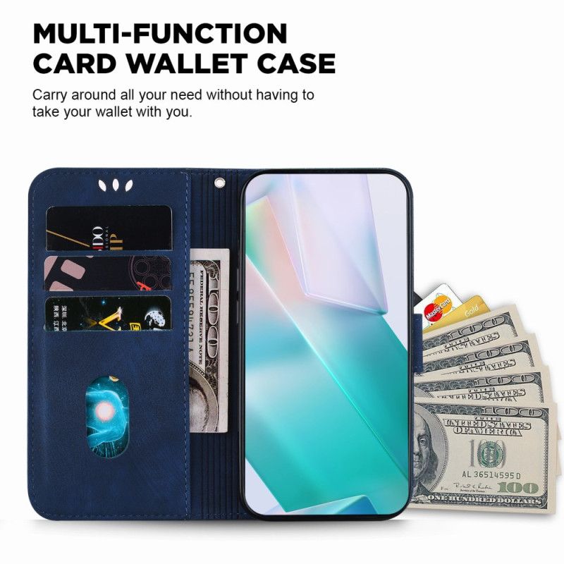 Kožené Puzdro Realme 12 Pro / 12 Pro Plus Malý Tiger S Popruhom