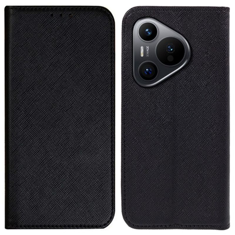 Kožené Puzdro Huawei Pura 70 Krížová Textúra