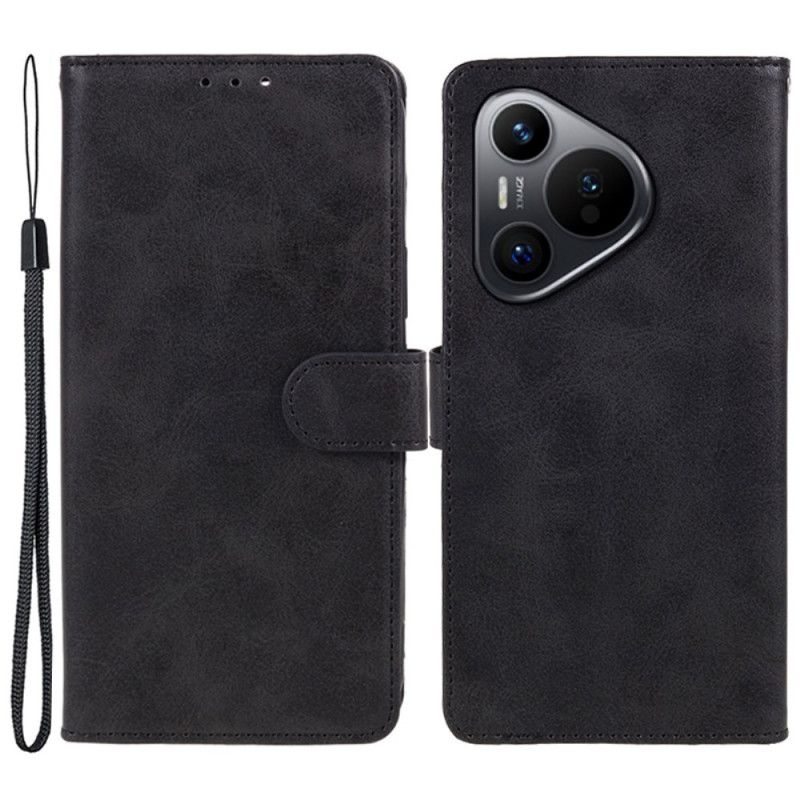 Puzdro Huawei Pura 70 Umelá Koža S Remienkom