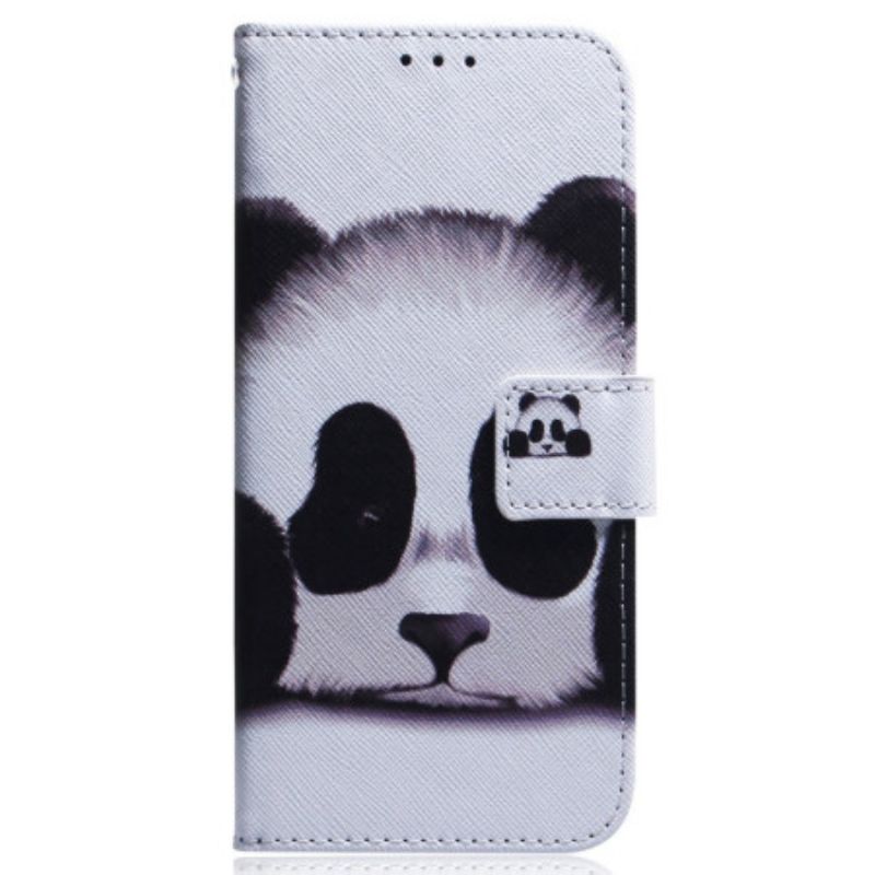 Kožené Puzdro Realme C31 Roztomilá Panda