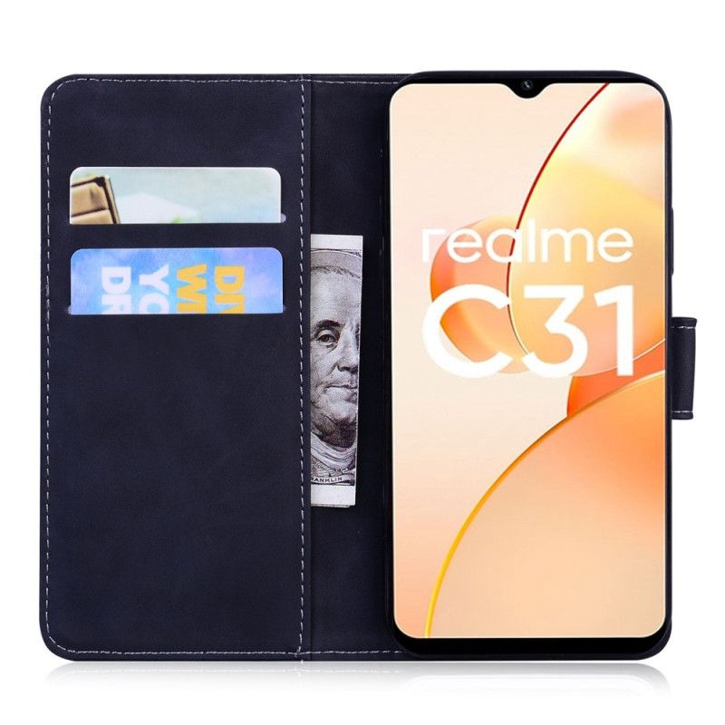 Kožené Puzdro Realme C31 V Klasickej Umelej Koži