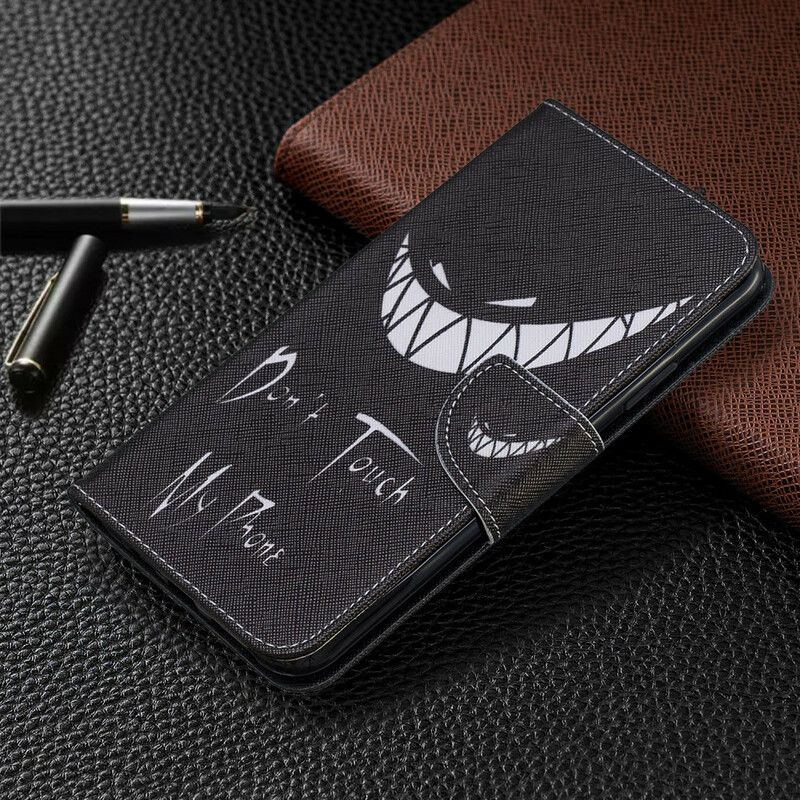 Kožené Puzdro iPhone 11 Pro Max Diabolský Telefón