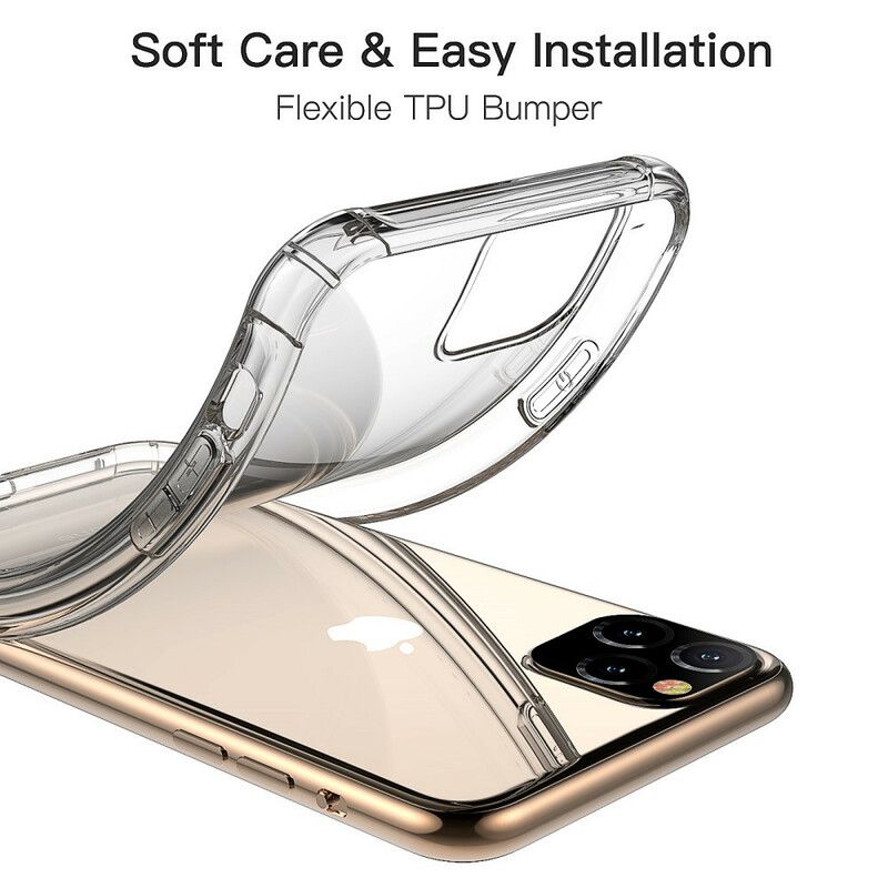 Kryt iPhone 11 Pro Max Transparentný Dizajn Leeu