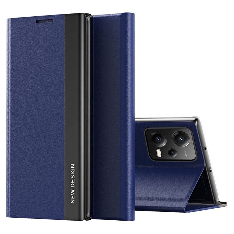 Flipové Puzdro Xiaomi Redmi Note 12 5G Kožené Puzdro Nový Dizajn