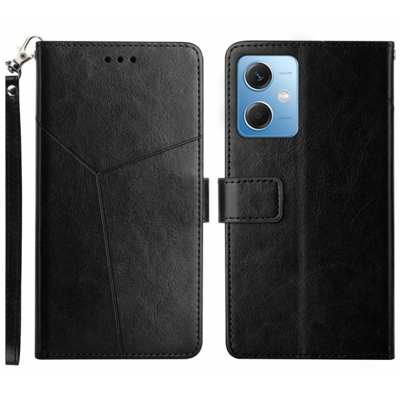 Kožené Puzdro Xiaomi Redmi Note 12 5G Y Strappy Dizajn