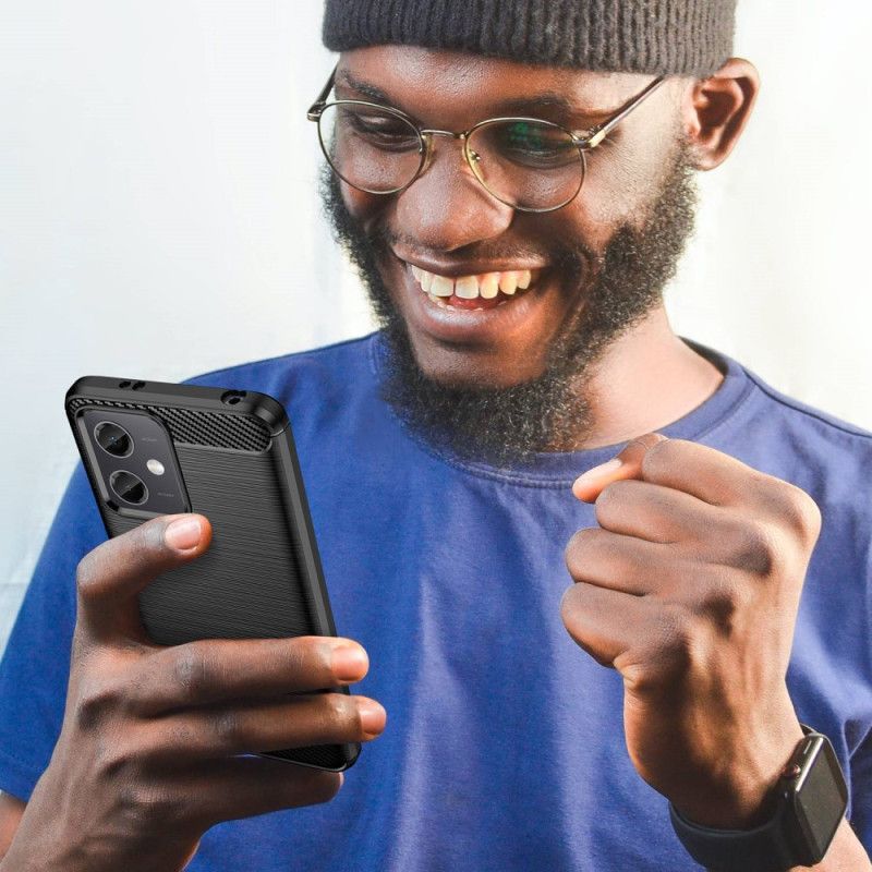 Kryt Xiaomi Redmi Note 12 5G Kartáčované Uhlíkové Vlákno