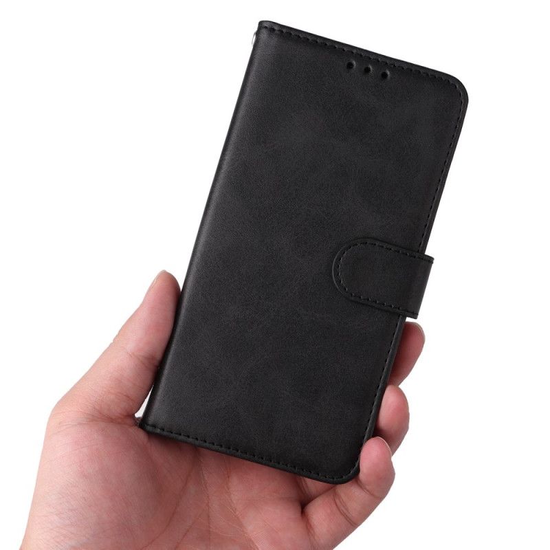 Peňaženkový Kryt Xiaomi Redmi Note 12 5G Obyčajné S Popruhom