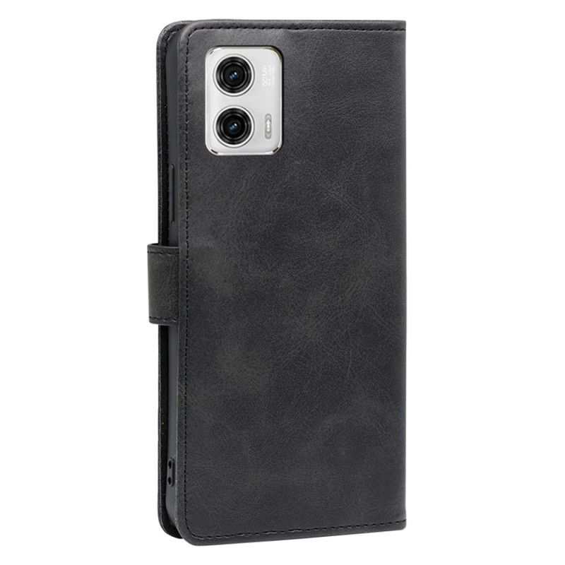 Kožené Puzdro Moto G73 5G Šikmá Spona