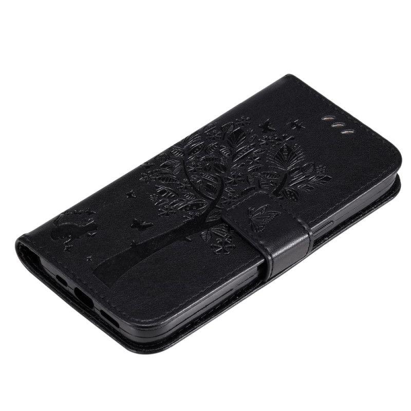 Kožené Puzdro Moto G73 5G Strom A Strappy Cat