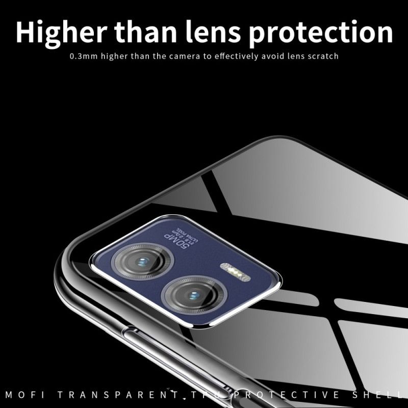 Kryt Moto G73 5G Transparentná Mofi