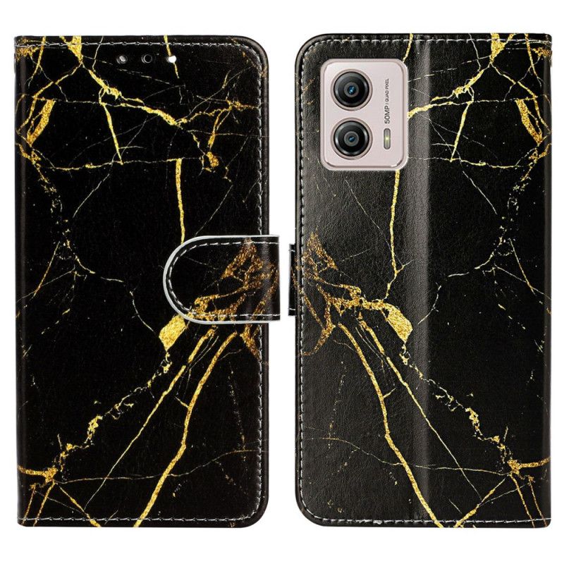 Peňaženkový Kryt Moto G73 5G Mramor