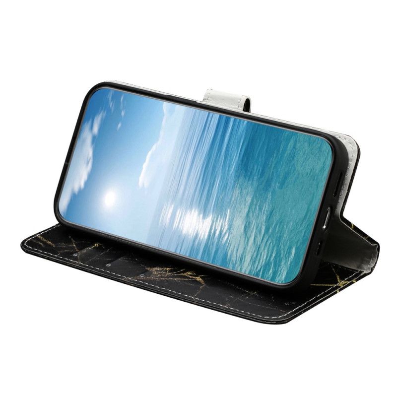 Peňaženkový Kryt Moto G73 5G Mramor