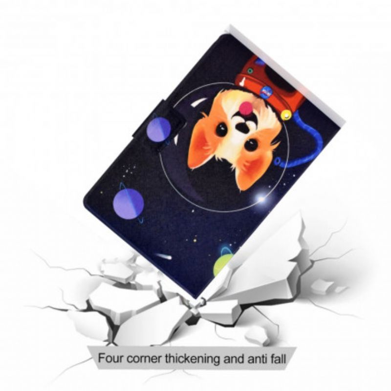 Kožené Puzdro Huawei MatePad New Vesmírny Pes